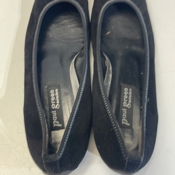 Paul Greene, black, suede flats - Picture 3 of 6